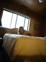 At some point I do feel like I've been in this cabin forever,  but I like it and it makes me want to strip nude and enjoy it! - MILF,  Big Tits,  Kelly Madison