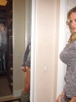 Deciding what to wear,  Kelly decides to stay naked in the closet and pull Ryan's cock out. - MILF,  Big Tits,  Kelly Madison