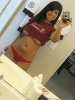 Explicit photos of a busty Latina ex girlfriend named Cydella exposing her big tits