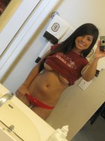 Explicit photos of a busty Latina ex girlfriend named Cydella exposing her big tits