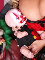It's only crazy if you are afraid of clowns,  but otherwise - big tits and pussy play seem to be right up Kelly's alley! - MILF,  Big Tits,  Kelly Madison