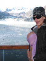 Kelly's big tits on a ship in Alaska! - MILF,  Big Tits,  Kelly Madison