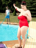 Sex,  Sun & Swimming Pools - Big Tits,  Blowjob,  Cumshot